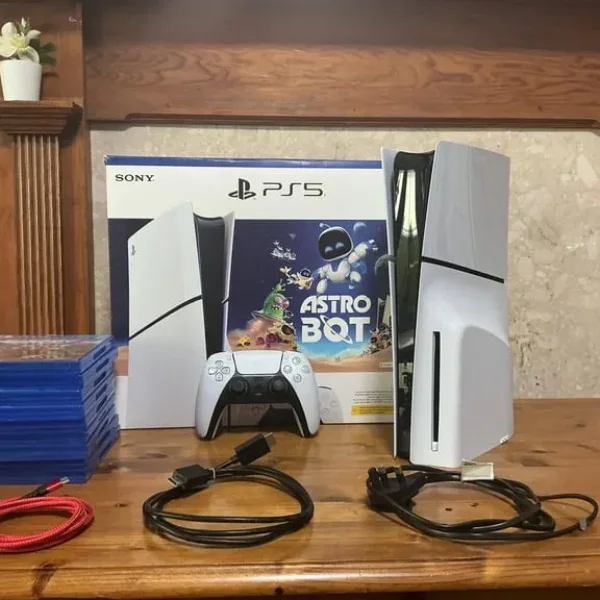 Sony PlayStation 5 (PS5) Console - Slim Disc Edition | Bluray | 1TB SSD