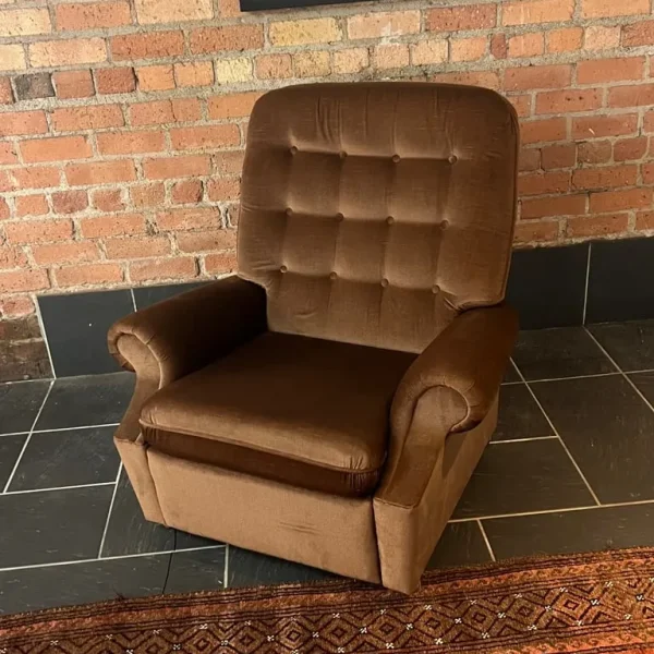 Schreiber retro reclining armchair.