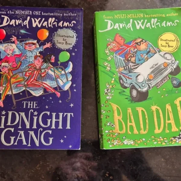 David Walliams The Midnight Gang and Bad Dad L