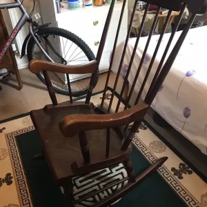 Hardwood Rocking Chair - Image 6