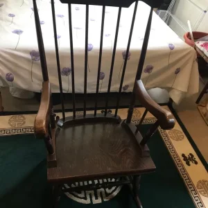 Hardwood Rocking Chair - Image 7