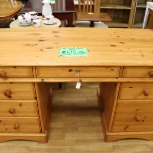 Solid Wooden Desk with Storage - Image 2