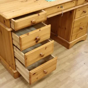 Solid Wooden Desk with Storage - Image 8
