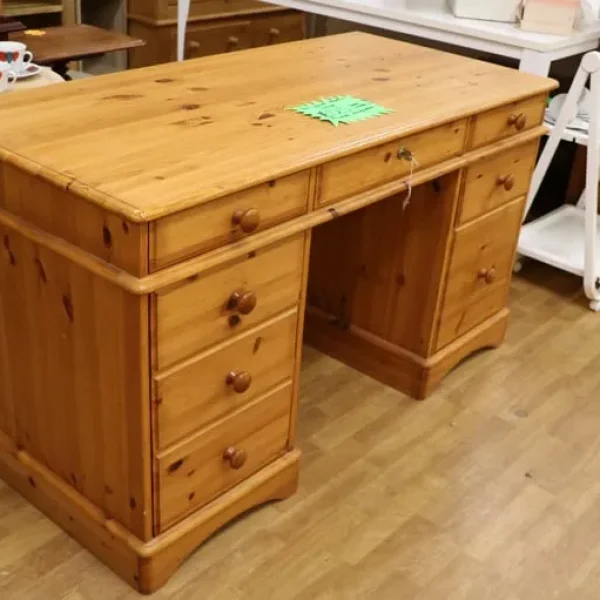 Solid Wooden Desk with Storage