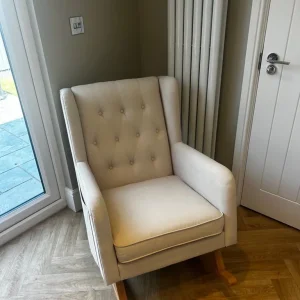 Cream Nursing chair Southampton - Image 4