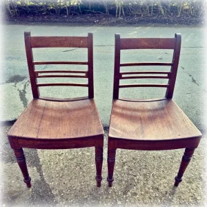 19th Century Mahogany Regency Chairs