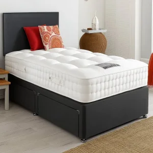 Divan bed with supportive layers and drawer access – Single, Small Double, Double, King Size