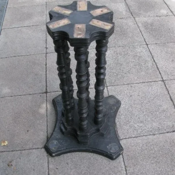 Stand . Made of wood . Good as plant stand etc