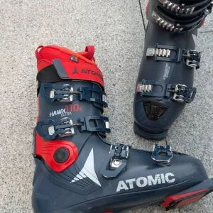 Atomic Hawx Ultra 110s ski boot 27/27.5 narrow fit Blue/Red - Image 2