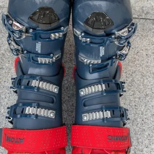 Atomic Hawx Ultra 110s ski boot 27/27.5 narrow fit Blue/Red - Image 3