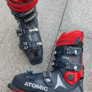 Atomic Hawx Ultra 110s ski boot 27/27.5 narrow fit Blue/Red