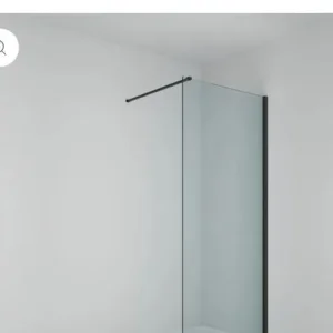 1200mm wetroom screen black