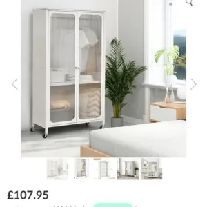 Mobile Wardrobe (Storage) New Condition - Image 3