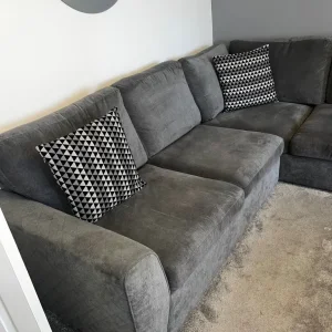 Corner sofa in graphite - Image 2