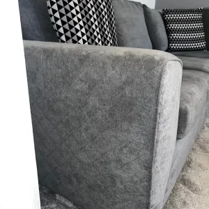 Corner sofa in graphite - Image 3