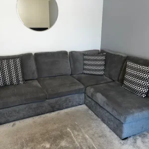 Corner sofa in graphite - Image 5