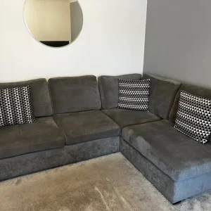 Corner sofa in graphite - Image 6