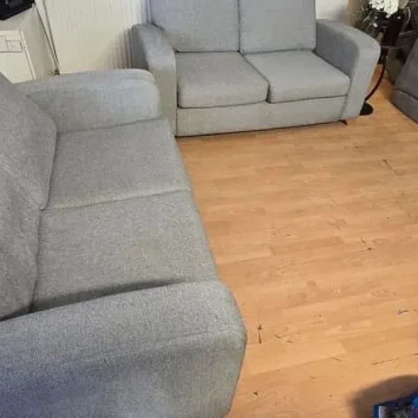 DFS Grey Fabric 3+2 Seater Sofas £180