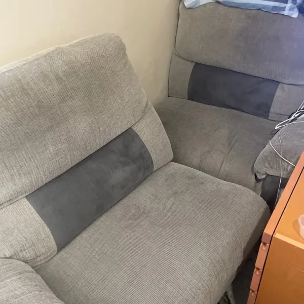 Recline two seat chair