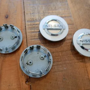 Nissan wheel centre caps - 58mm dia vgc - Image 2
