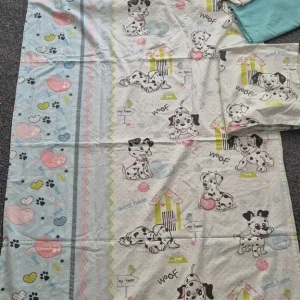 Cot bed pillow, cover and sheet Have 2