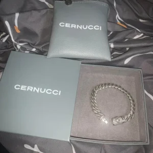 CERNUCCI 14MM ICED PRONG LINK BRACELET (Limited Edition)