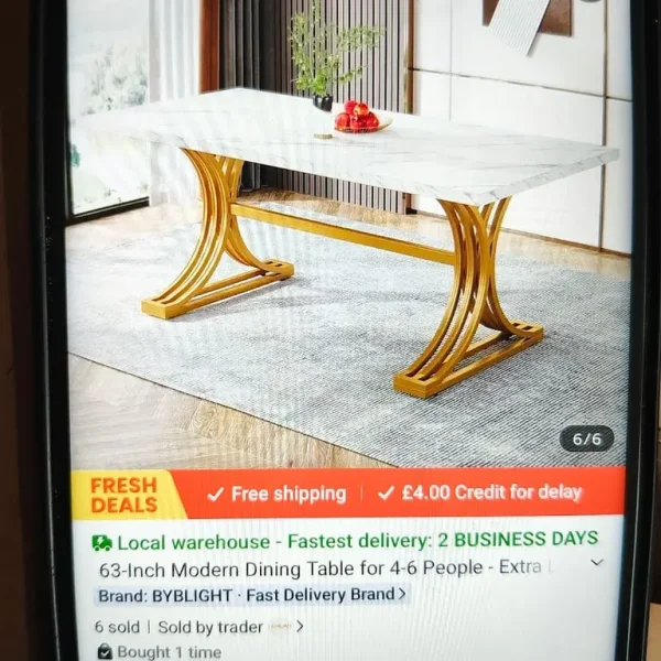 4-6 dinning table