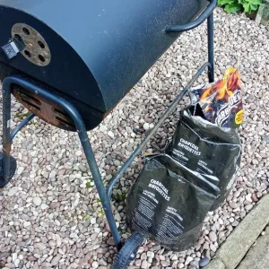 Barrel Drum BBQ - Black 76cms Long - Image 4