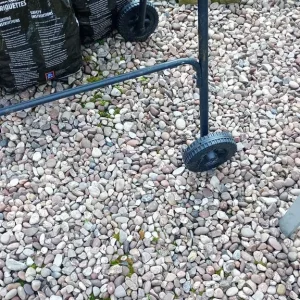 Barrel Drum BBQ - Black 76cms Long - Image 6