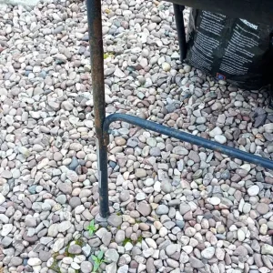 Barrel Drum BBQ - Black 76cms Long - Image 7