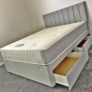 Divan King Size Bed with Mattress & Drawers – Amazing Prices, Quick Delivery, Order Now>>>