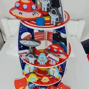Kids Studio Wooden Space Rocket - Image 3