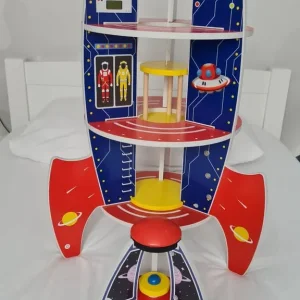 Kids Studio Wooden Space Rocket - Image 6