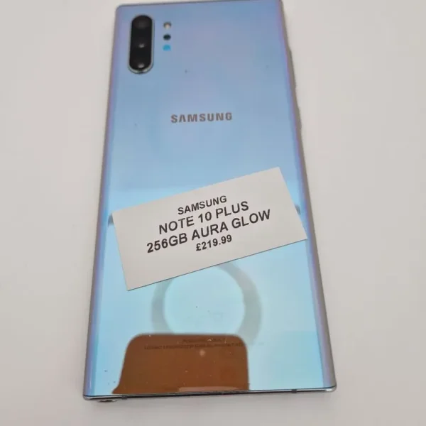 SAMSUNG NOTE 10+ AURA GLOW 256GB UNLOCKED