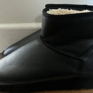 Black Next Fur Line Ankle Boots - Image 4