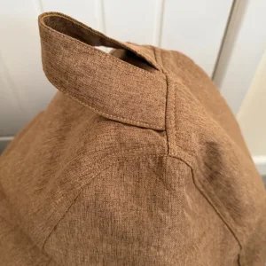 Pair of brown bean bags - Image 2