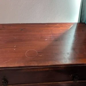 Antique mahogany chest of drawers - Image 3