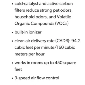AIR PURIFIER 40W net wt 4.7 kgs - Image 8