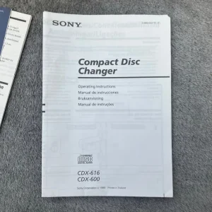 SONY RETRO CAR STEREO XR-C5120R CASSETTE PLAYER AND CDX-616 10 DISC CHANGER - Image 5