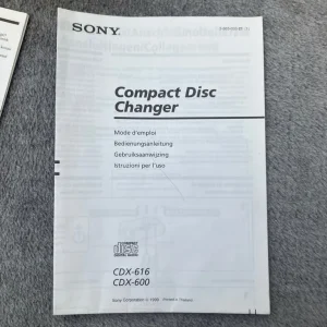 SONY RETRO CAR STEREO XR-C5120R CASSETTE PLAYER AND CDX-616 10 DISC CHANGER - Image 6