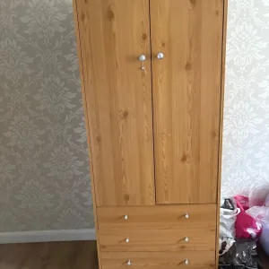 Wooden wardrobe