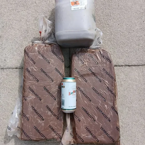 Kiln firing Terracotta clay