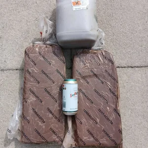 Kiln firing Terracotta clay