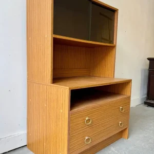 Vintage Wall Unit Cabinet - Image 4