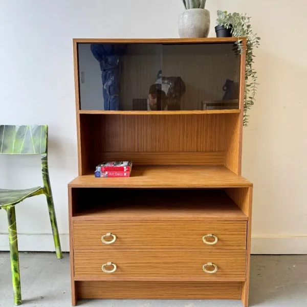 Vintage Wall Unit Cabinet