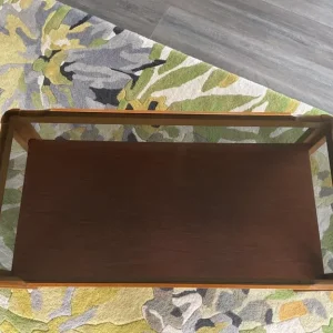 Vintage Mid Century Teak & Smoked Glass Myer Coffee Table - Retro MCM - Image 7