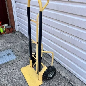 Yellow Hand Truck used and slightly paint out . - Image 2