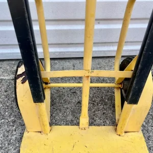 Yellow Hand Truck used and slightly paint out . - Image 4
