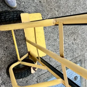 Yellow Hand Truck used and slightly paint out . - Image 5