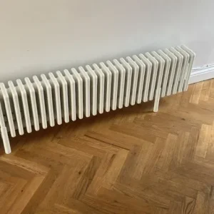 Electric cast iron 4/3 column radiators. High end, stylish, high output